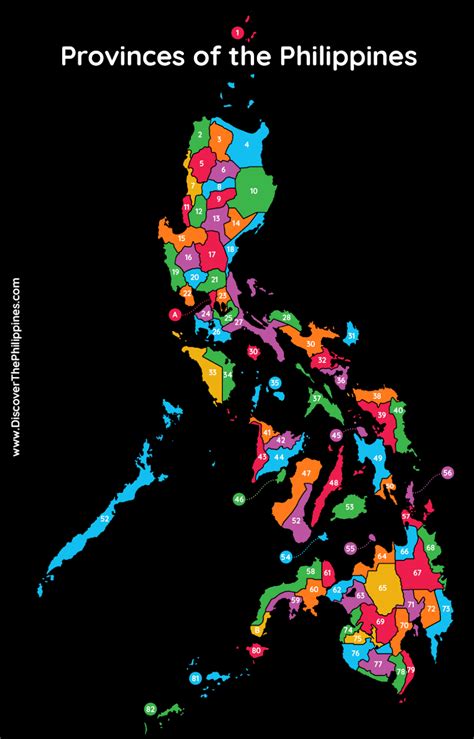 81 provinces of the philippines map|The 82 Provinces of the Philippines .